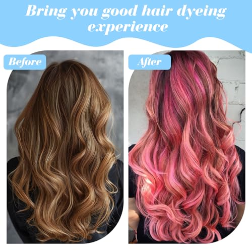 Hair Highlighting Cap Kit with Crochet Hooks - Frosted Tips Hair Dye Accessories