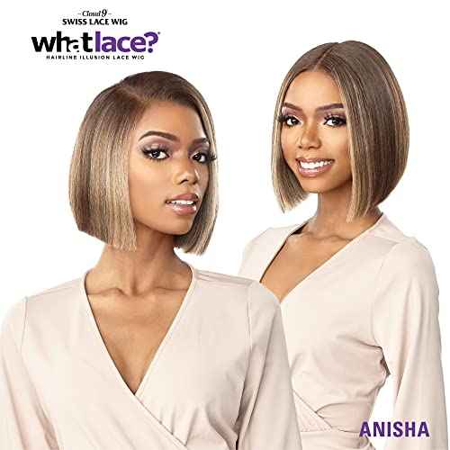 Sensationnel What lace 13x6 wigs - anisha lacefrontal hand tied glueless synthetic with natural density preplucked hairline (BALAYAGEMOCHA)