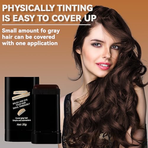 2-in-1 Hair Color Stick & Comb - Instant Gray Coverage