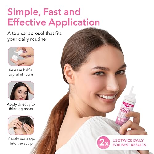 Hair Regen 5% Minoxidil Foam for Women - 6 Month Supply