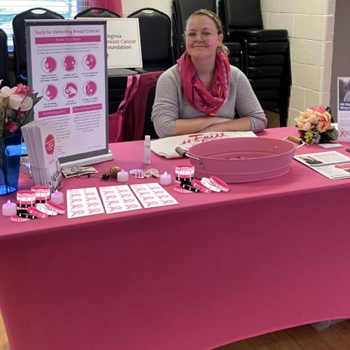 Pink Ribbon Tattoos & Breast Cancer Awareness Silicone Bracelets (97PC)