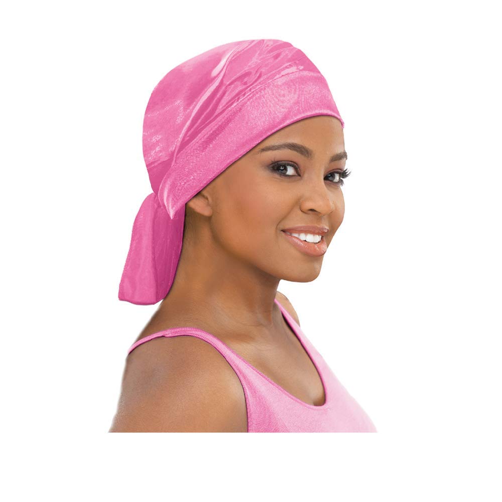 Stay On Satin Tie Back Super Wrap (Pink)