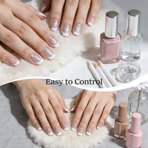 8-Piece Nail Whitening Pencil Set for French Manicure & Brightening