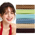 6-Piece Polka Dot Headbands for Women, Elastic Hair Bands