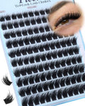 Pleell Wispy Fluffy Lash Clusters 10-18mm D Curl Volume Eyelash Extensions