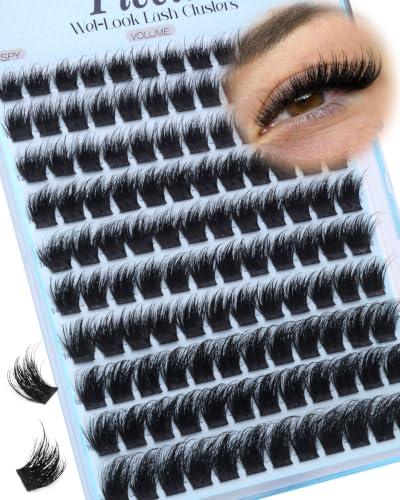 Pleell Wispy Fluffy Lash Clusters 10-18mm D Curl Volume Eyelash Extensions