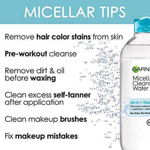 Garnier Micellar Cleansing Water 3-Pack - Waterproof Makeup Remover