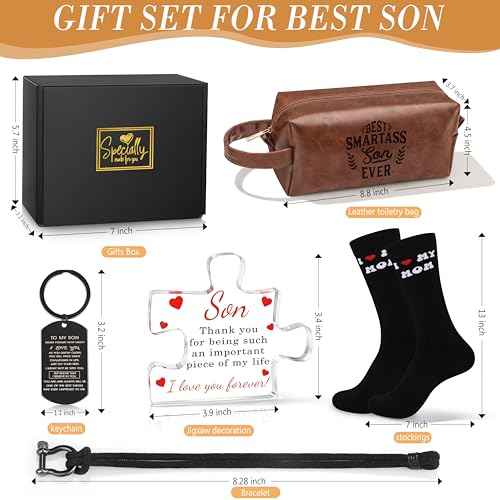Christmas Gifts for Son Unique Gifts for Son - Father's Day, Graduation, Birthday Gifts for Men - Unique Gift Set from Mom & Dad