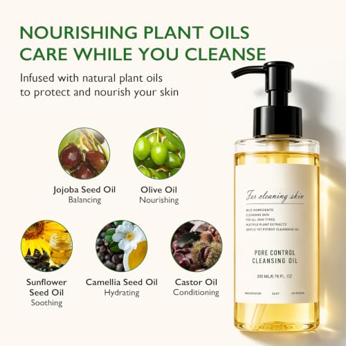 Pore Control Cleansing Oil with Jojoba Oil - 6.76 fl oz
