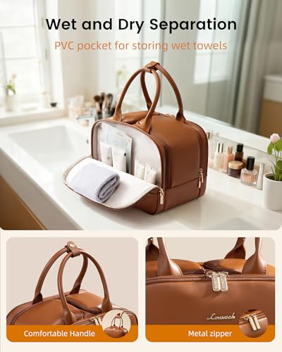 LOVEVOOK Large Waterproof Travel Toiletry Bag for Women