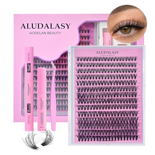 Lash Clusters Kit 280PCS DIY Fluffy Lashes 8-16mm D Curl