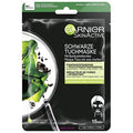 Garnier Black Sheet Mask, Minimize Pores, Moisturizing and Refining Pores, With Hyaluronic Acid, Black Algae Extract and LHA, Hydra Bomb, 28 g / 0.99 Fl.oz