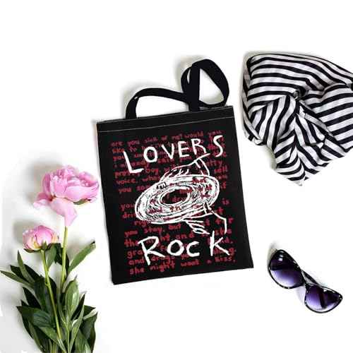 TV Girl Band Merch TV Girls Lovers Rock Inspired Canvas Bag TV Girl Gift Music Merchandise For Canvas Bag (Lovers Rock BK)