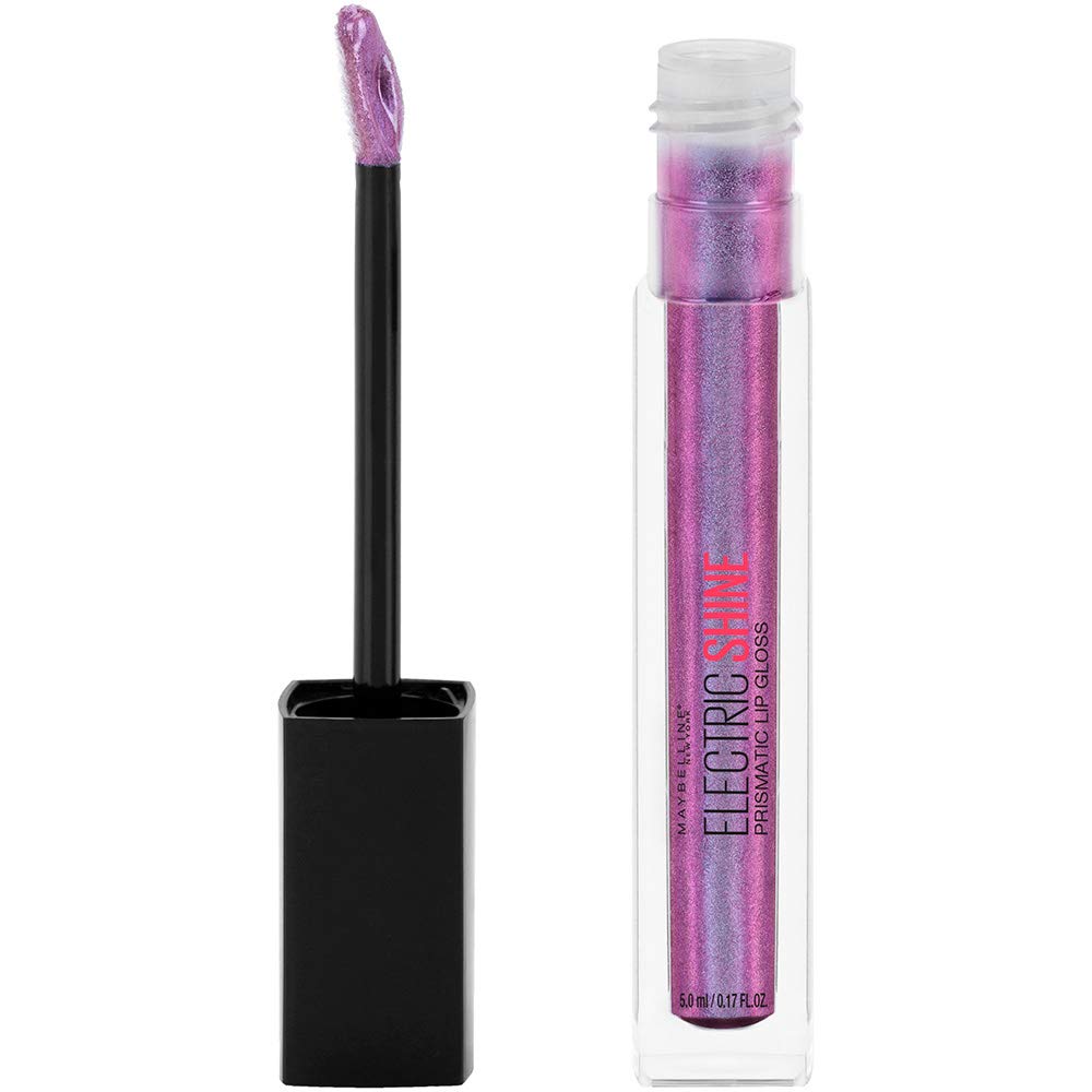 Maybelline New York Lip Studio Electric Shine Prismatic Lip Gloss Makeup, Lunar Gem, 0.17 fl. oz.