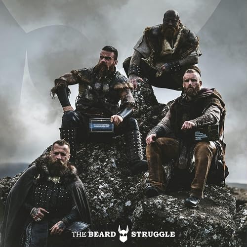 Men's Body Wash & Natural Deodorant Bundle by The Beard Struggle - Leaves Refreshed & Moisturized All Day Long - Gold Collection - Valhalla's Gates