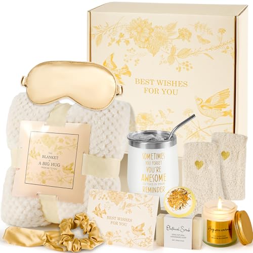 Gift Basket for Women, Get Well Soon Gifts for Women, Feel Better After Surgery Self Care Package, Thinking of You Relaxing Luxury Spa Gift Box