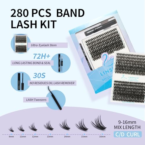 Lash Clusters Kit 9-16mm Mix - DIY Individual Eyelash Extensions