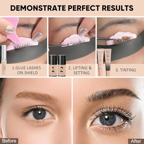 Libeauty Lash Lift and Color Kit for DIY Eyelash Perming