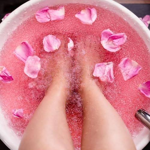 Strawberry Jelly Pedicure Foot Soak - Relaxing Bath Gel for Dry Feet