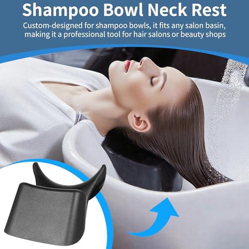 Ergonomic Silicone Shampoo Bowl Neck Cushion for Salons