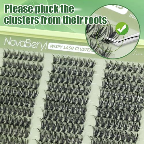 Wispy Lash Clusters 10-16mm CC Curl DIY Eyelash Extensions