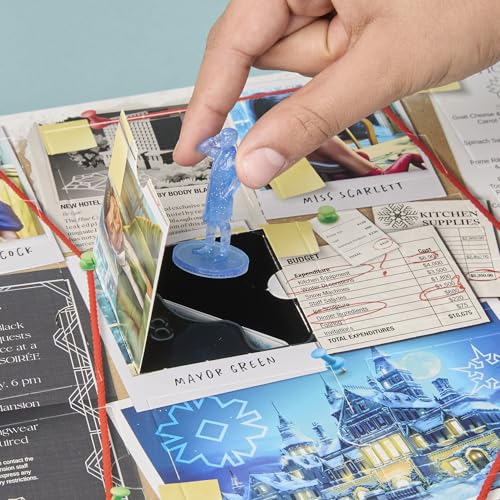 Clue Advent Calendar: Secrets Under Snowfall - 24 Day Family Mystery Game
