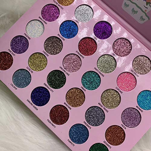 Long Lasting Glitter Eyeshadow Palette Makeup 30 Colors High Pigment Shining Shimmer Eye Pressed Powder Cosmetics Beauty Party