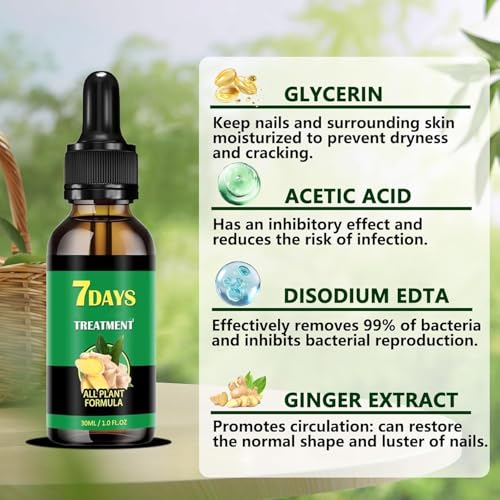 Ginger Nail Growth Serum - Strengthening Nail Repair Oil