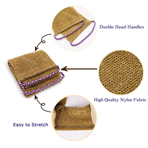 Dr.Pedi African Net Sponge with Handles, 3-Pack