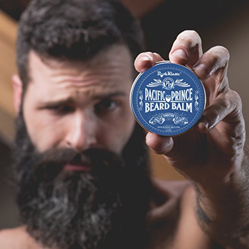 Pacific Prince Beard Butter - Premium Midnight Ocean Breeze Conditioning Balm for Bearded Men's Grooming, 2 oz