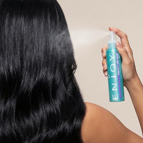 Enjoy Protect and Shine - Lightweight Finish Thermal Protection- Fight Frizz Block Humidity Add Shine Softness and Smoothness (3.4 Oz)