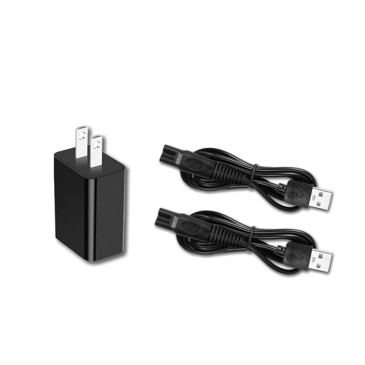 Qjin 5V USB Charger for Philips Norelco Shaver QP2724, QP2834, QP4530, QP6552, S7887, S5880 & MG9520, MG7910, MG5910 Trimmer