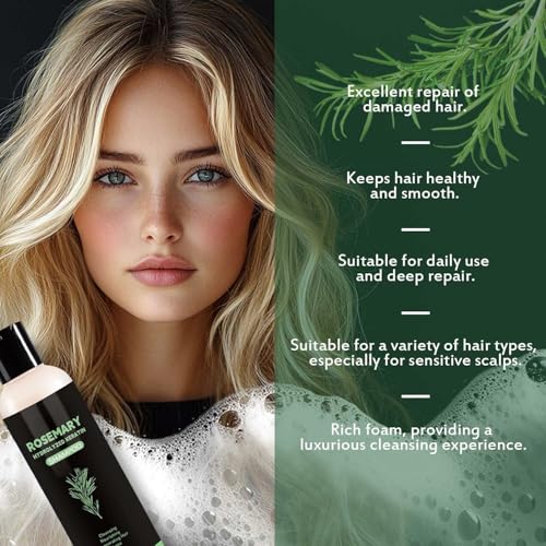 Rosemary Hair Growth Shampoo with Hydrolyzed Keratin - 200ML
