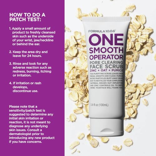Formula 10.0.6 One Smooth Operator Pore Clearing Face Scrub 3.4oz