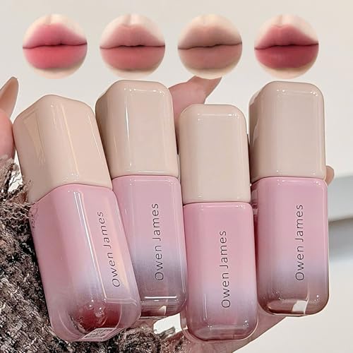 4-Pack Liquid Matte Lipstick - Long Lasting Waterproof Lip Tint