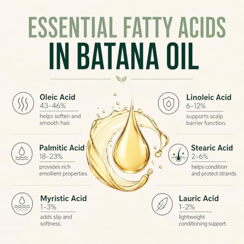 Vitamo Organic Batana Hair Growth Oil - Cold Pressed for Men & Women
