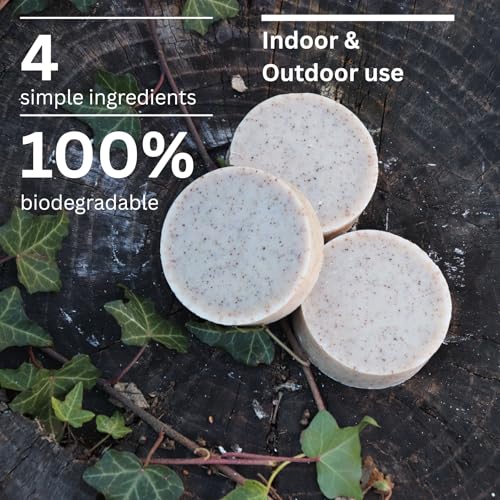 troutcreeksoaps¢ç Traditional Lard Soap + Coffee 8 Bars, 2.2lb | Natural, Unscented & Biodegradable | Handmade with Just 4 Simple Ingredients | Pig Tallow Bar Soap Made in the USA
