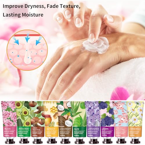 ANKOOY 12 Pack Hand Cream Set - Natural Moisturizing Lotion