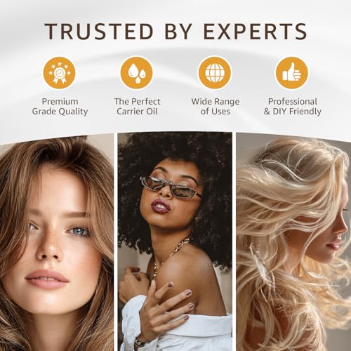 CASTOR OIL ( 16 oz ) Premium Cold Pressed Unrefined | 100% Natural Promotes Healthy Skin & Hair | Thickens Eyebrows Lengthens Eyelashes | Strengthens Nails Cuticles | Massage Oil | 16 FL OZ