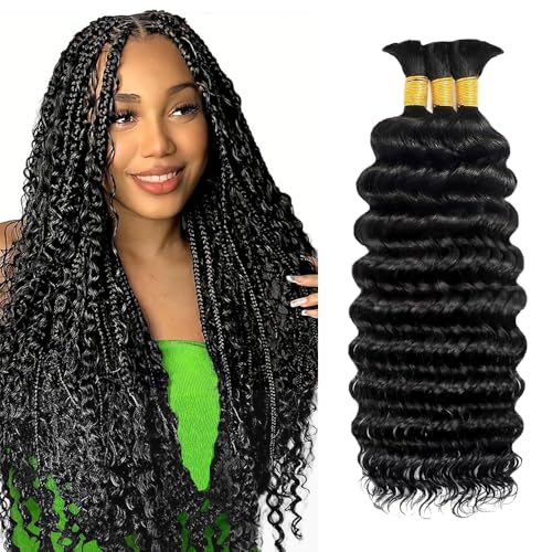 Freiuoke Blonde Braiding Hair 150g 26 Inch 613 Deep Curly Wave 3