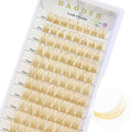 Brown Lash Clusters D Curl 8-16mm Mixed Length 96pcs