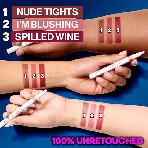 Wet n Wild Perfect Pout Lip Liner Stain Nude Tights - Long-Lasting Transfer-Proof