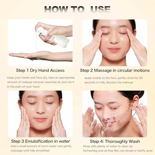 Plant-Based Cleansing Oil for Face 200ml - Makeup Remover