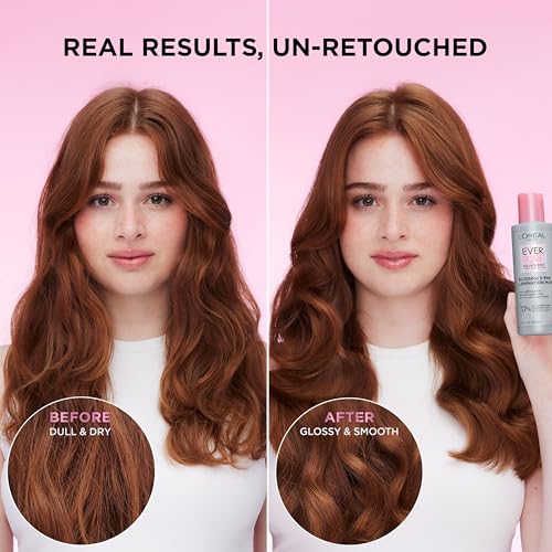 L'Oreal Paris EverPure Glossing Hair Mask - 5-Minute Treatment for Color Treated Hair with Glycolic Acid