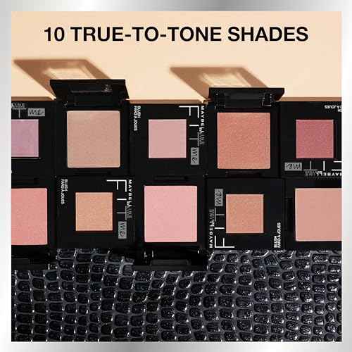 Maybelline Fit Me Powder Blush, Lightweight, Smooth, Blendable, Long-lasting All-Day Face Enhancing Makeup Color, Mauve, 1 Count