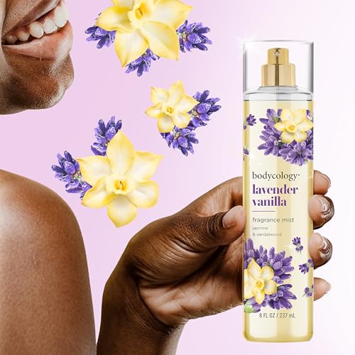 Bodycology Lavender Vanilla Body Mist 8 fl oz - Long-Lasting Fragrance