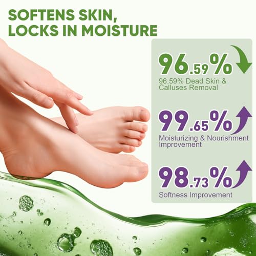 TEAWOO Moisturizing Foot Masks 16 Pairs - Aloe Vera & Jojoba Oil