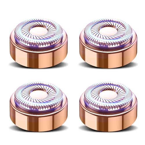 Flawless Replacement Heads Gen 2 - Replacement Heads for Flawless Facial Hair Remover - Replacement Blades for Finishing Touch Flawless Hair Removal 4 Counts