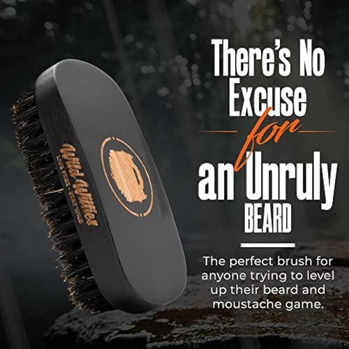 Wild Willies Beard Care Kit for Men - Beard Grooming Set with Oil, Shampoo, Comb & Brush - Men¡¯s Care Set