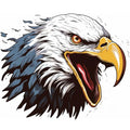 6 Sheets Temporary Tattoos Eagle Fake tattoos Neck Arm Chest for Women Men Adult